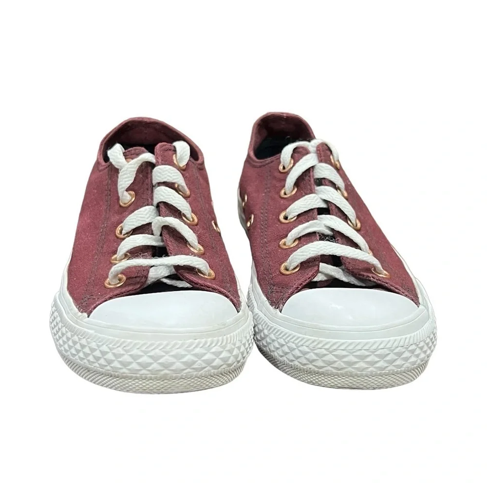 Converse All Star Maroon Canvas Sneakers Size 1.5 Big Kids